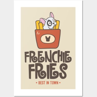 Frenchie Fries - Best in Town Posters and Art